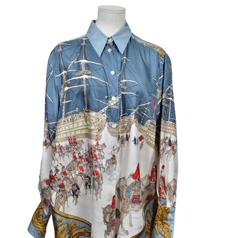 hermes blusen|hermes blouses vintage.